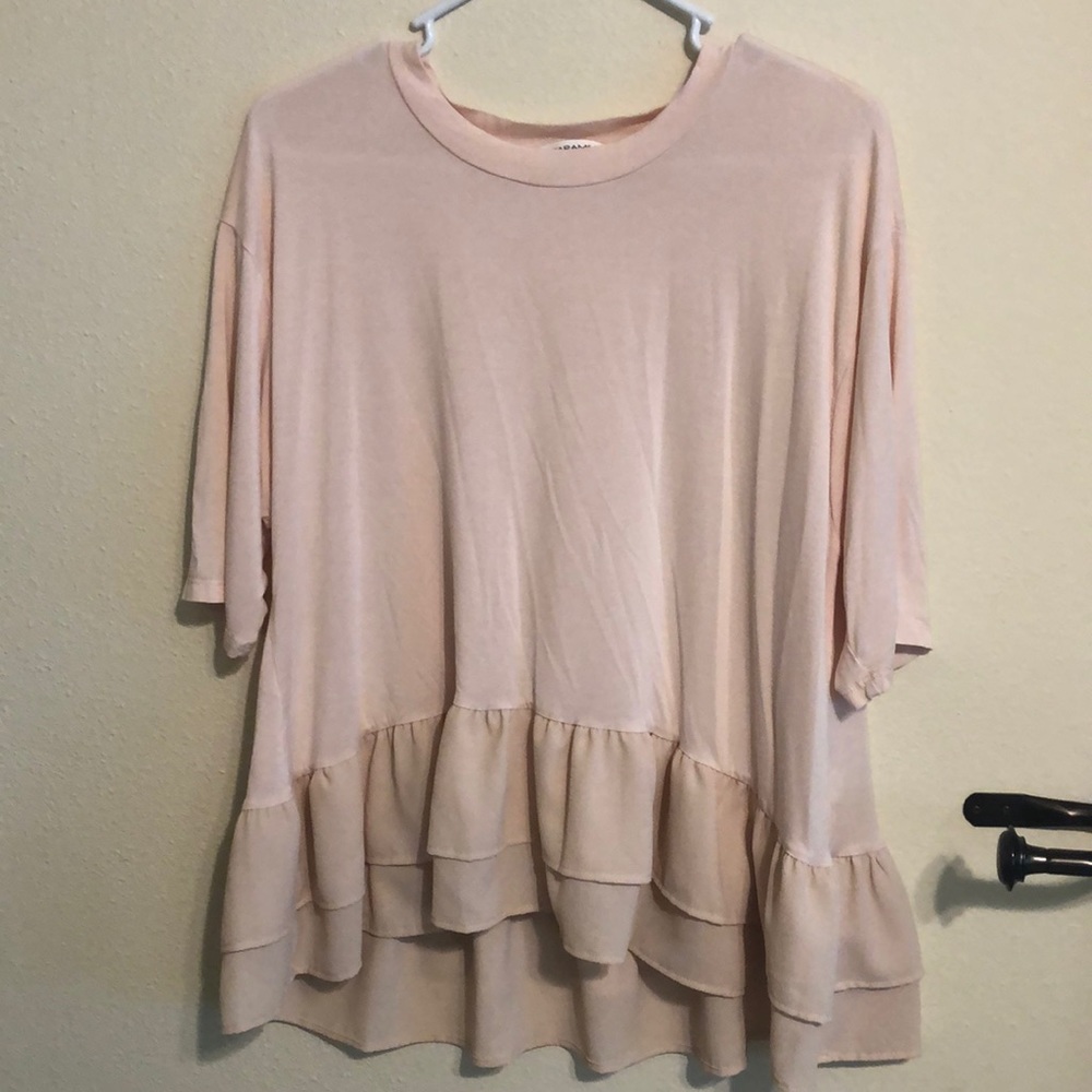 Ruffled Peplum Top